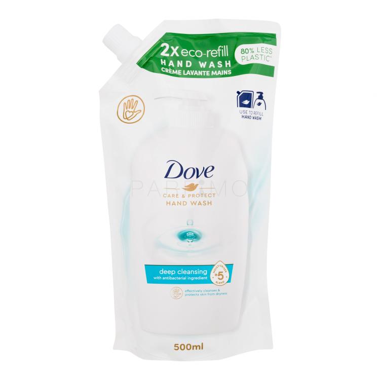 Dove Care &amp; Protect Deep Cleansing Hand Wash Tekoče milo za ženske 500 ml