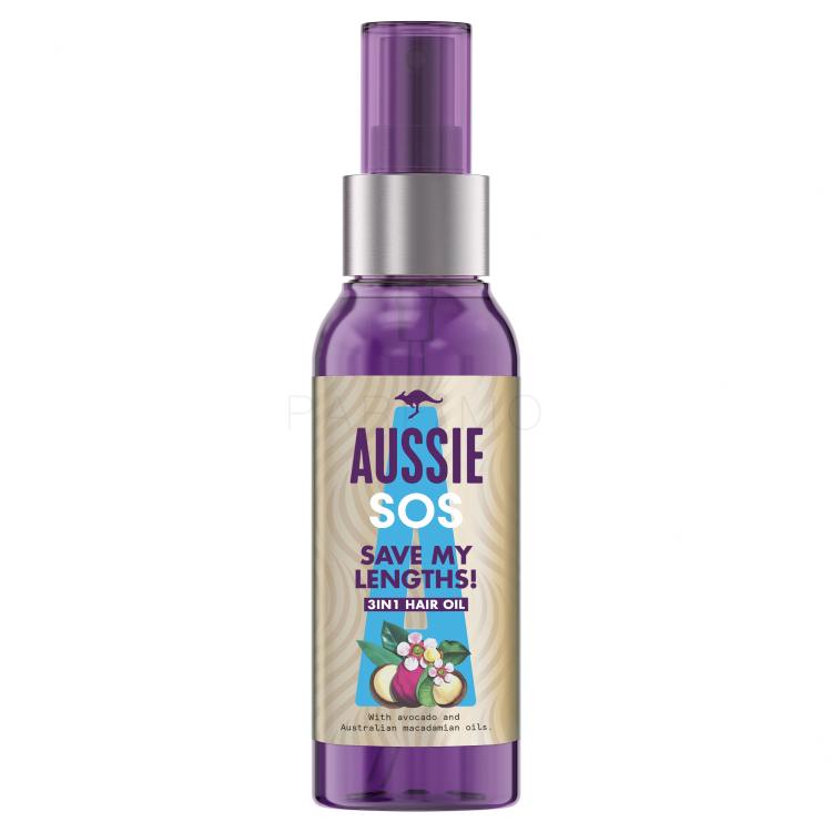 Aussie SOS Save My Lengths! 3in1 Hair Oil Olje za lase za ženske 100 ml