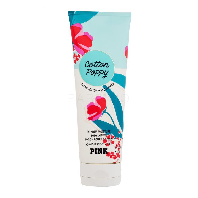 Victoria´s Secret Pink Cotton Poppy Losjon za telo za ženske 236 ml