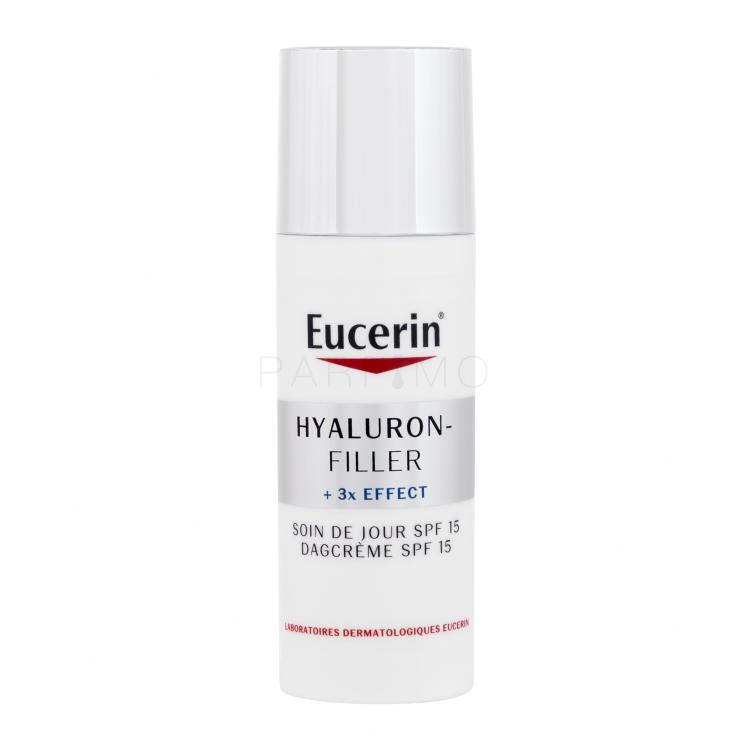 Eucerin Hyaluron-Filler + 3x Effect Day SPF15 Dnevna krema za obraz za ženske 50 ml poškodovana škatla