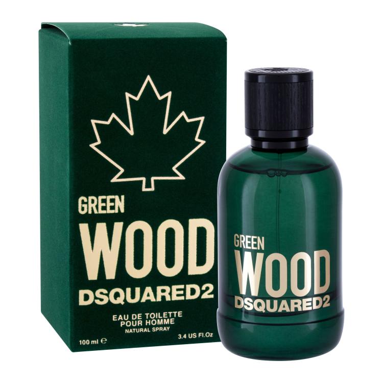 Dsquared2 Green Wood Toaletna voda za moške 100 ml poškodovana škatla