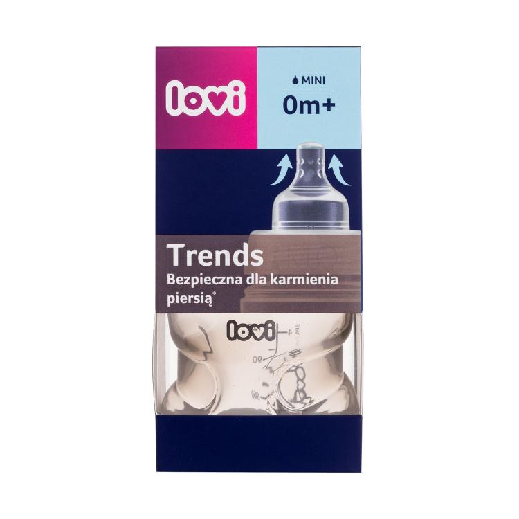 LOVI Trends Bottle 0m+ Beige Otroška steklenička za otroke 120 ml