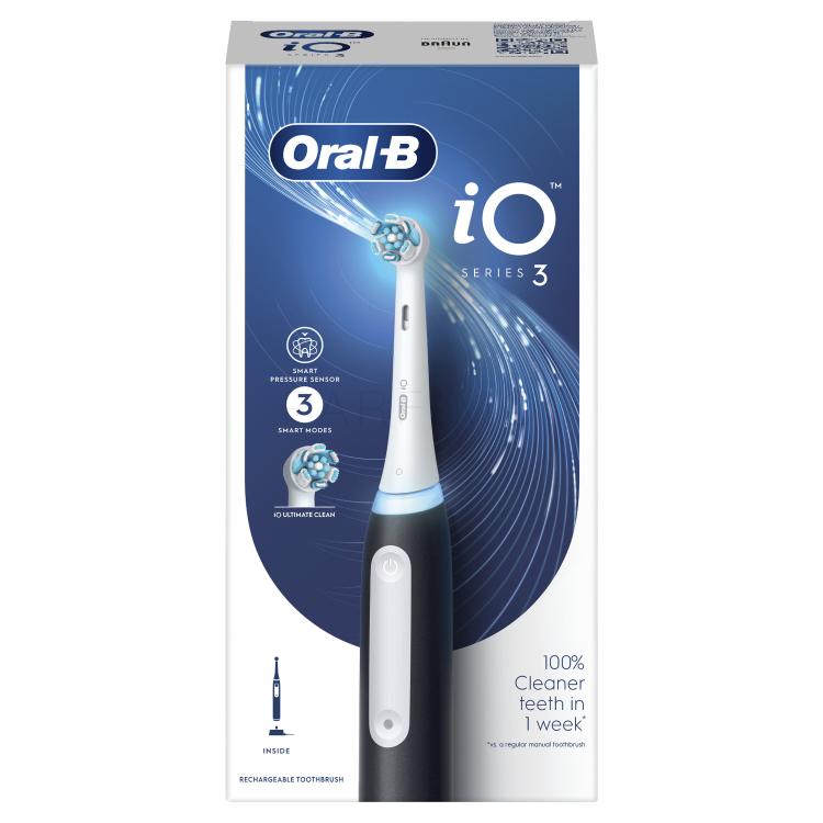 Oral-B iO Series 3 Black Oscilacijska zobna ščetka 1 kos