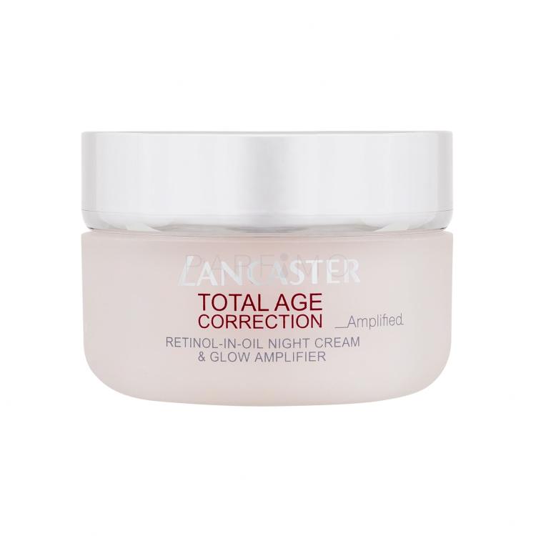 Lancaster Total Age Correction Retinol-In-Oil Night Cream &amp; Glow Amplifier Nočna krema za obraz za ženske 50 ml