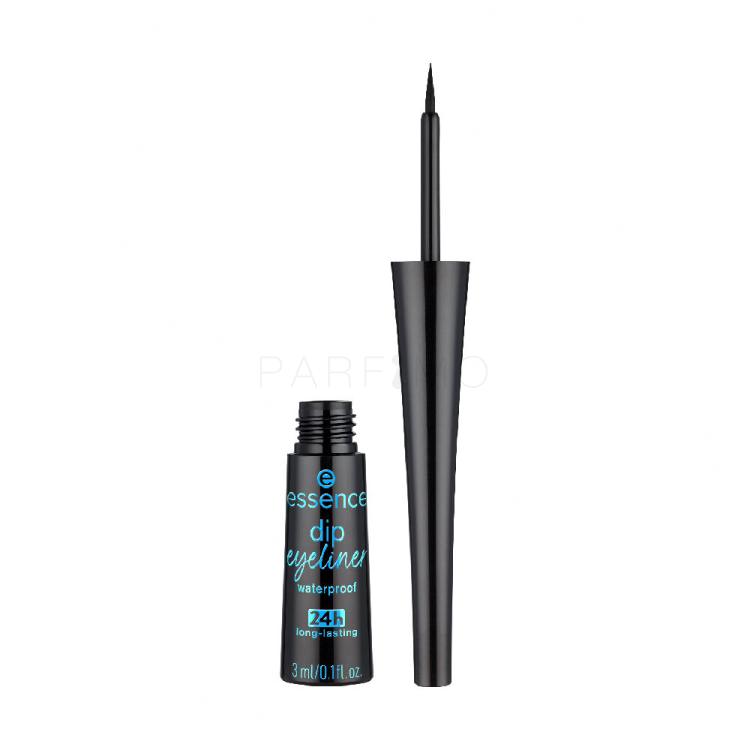 Essence Dip Eyeliner Waterproof Črtalo za oči za ženske 3 ml Odtenek 01 Black