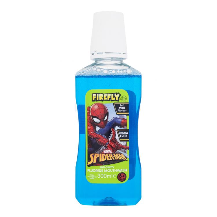 Marvel Spiderman Firefly Anti-Cavity Fluoride Mouthwash Ustna vodica za otroke 300 ml
