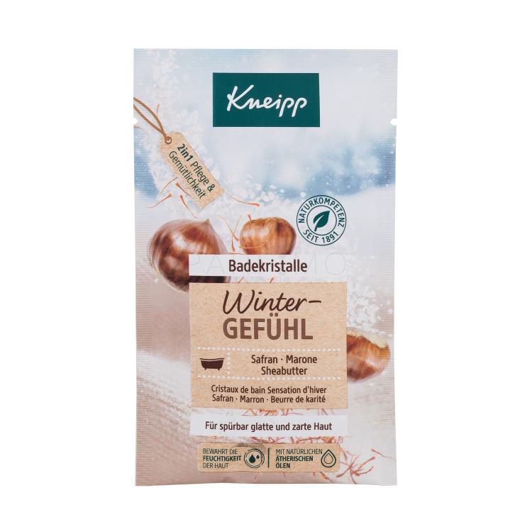 Kneipp Winter Feeling Saffron, Chestnut and Shea Butter Kopalna sol za ženske 60 g