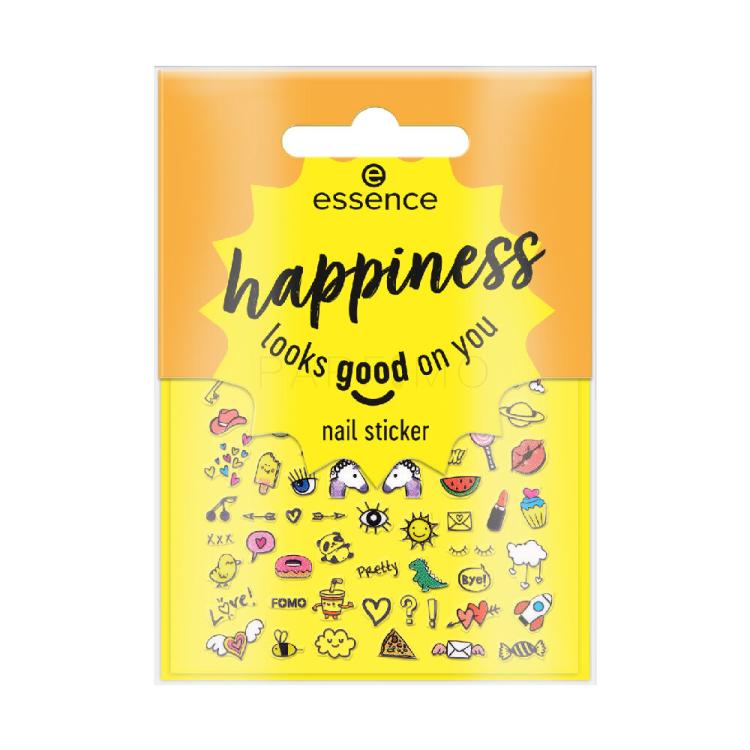 Essence Nail Stickers Happiness Looks Good On You Okraski za nohte za ženske Set