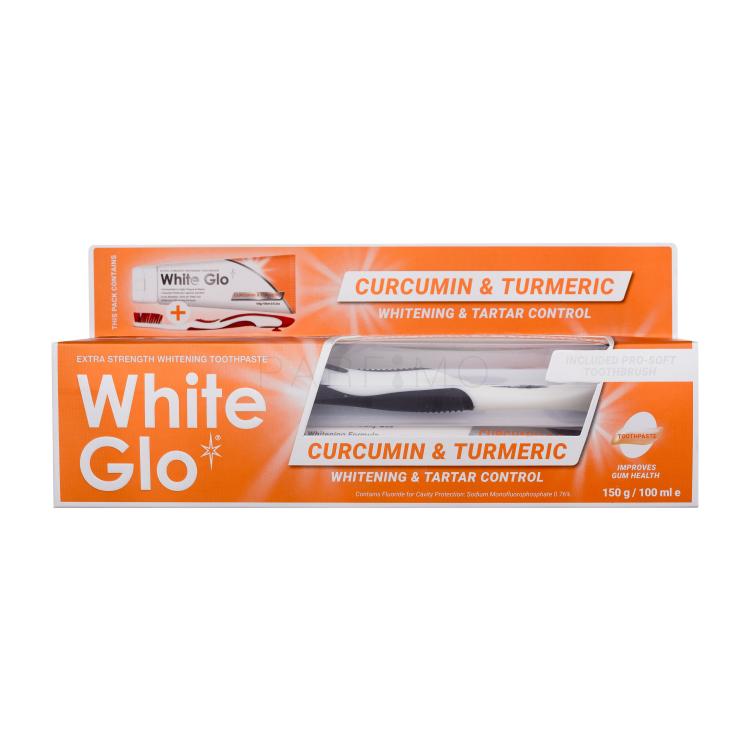 White Glo Curcumin &amp; Turmeric Zobna pasta Set