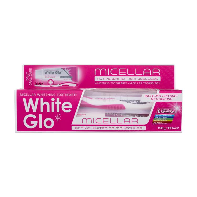 White Glo Micellar Zobna pasta Set