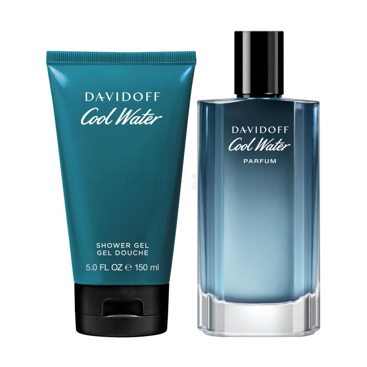 Set Parfum Davidoff Cool Water Parfum + Gel za prhanje Davidoff Cool Water All-in-One