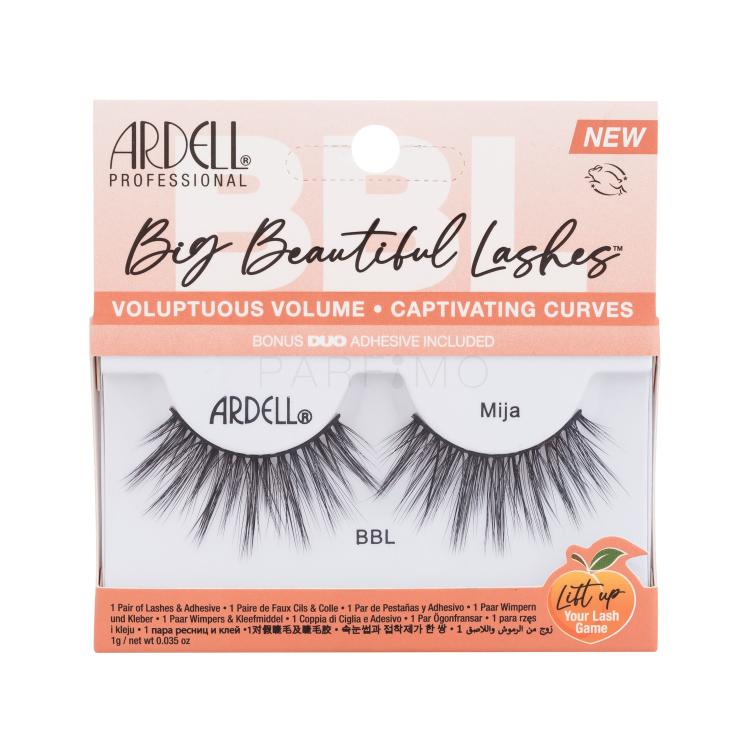 Ardell Big Beautiful Lashes Mija Umetne trepalnice za ženske 1 kos Odtenek Black poškodovana škatla