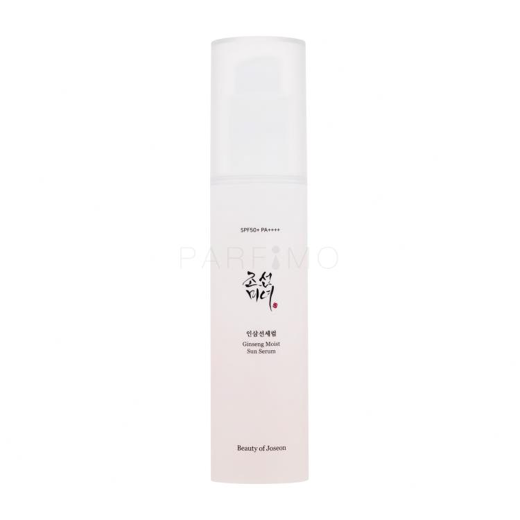 Beauty of Joseon Ginseng Moist Sun Serum SPF50+ Zaščita pred soncem za obraz za ženske 50 ml