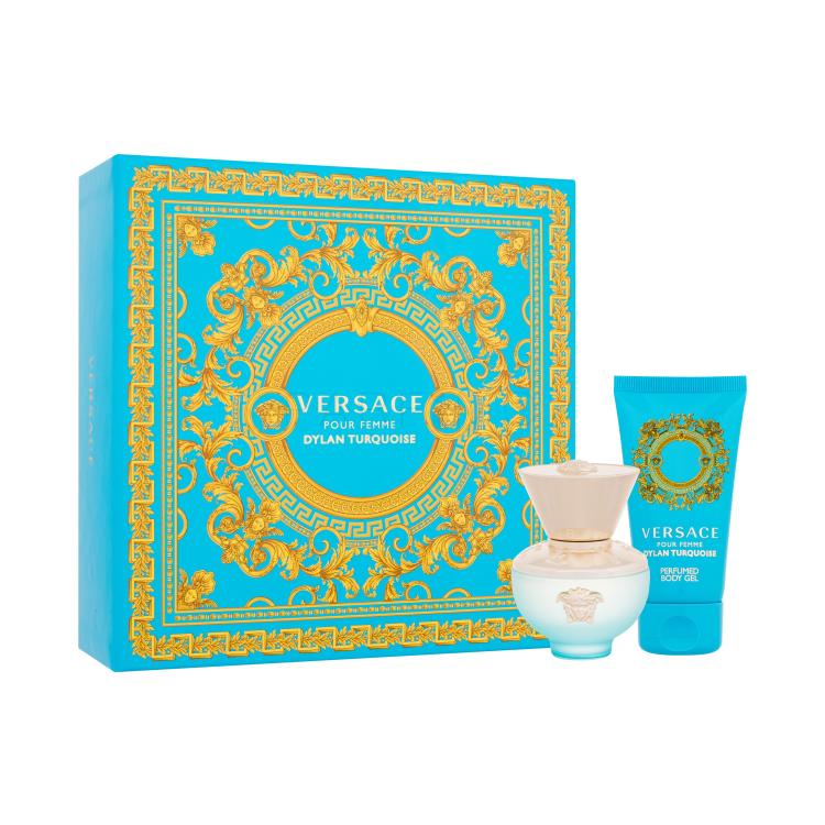 Versace Pour Femme Dylan Turquoise Darilni set toaletna voda 30 ml + gel za telo 50 ml