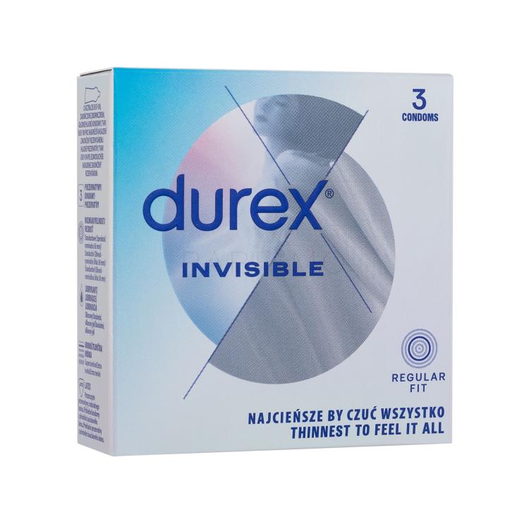 Durex Invisible Kondomi za moške Set