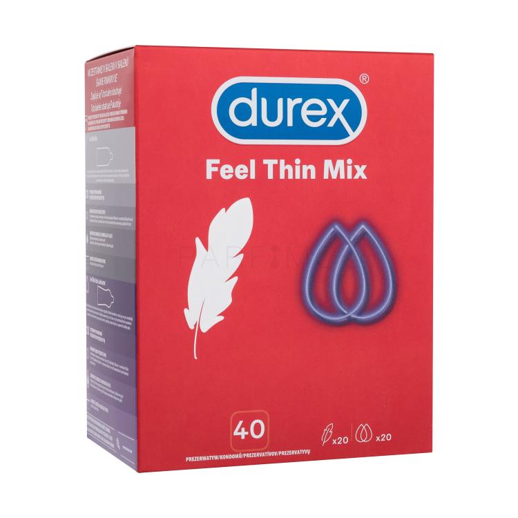 Durex Feel Thin Mix Kondomi za moške Set poškodovana škatla