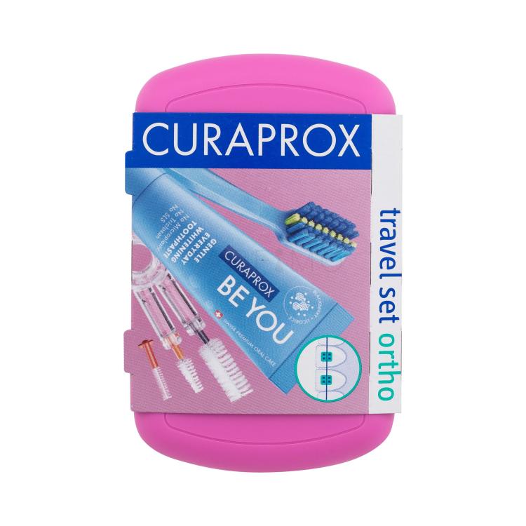 Curaprox Travel Ortho Pink Zobna ščetka Set