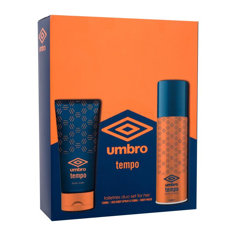 UMBRO Tempo Darilni set deodorant 150 ml + gel za prhanje 150 ml poškodovana škatla