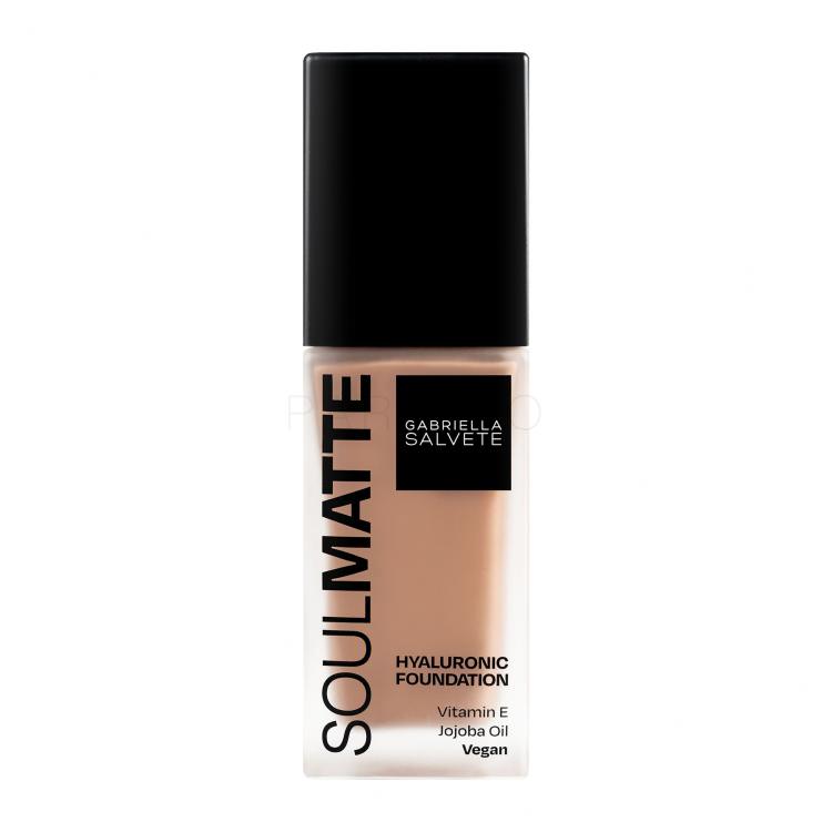 Gabriella Salvete Soulmatte Hyaluronic Foundation Puder za ženske 30 ml Odtenek 05 Warm Tan