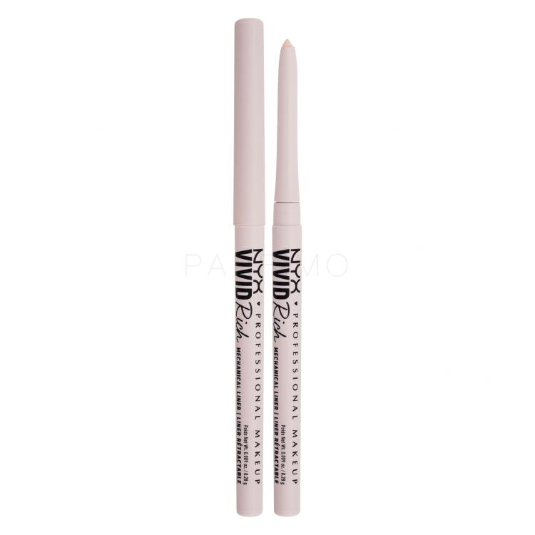 NYX Professional Makeup Vivid Rich Mechanical Liner Svinčnik za oči za ženske 0,28 g Odtenek 02 Quartz Que