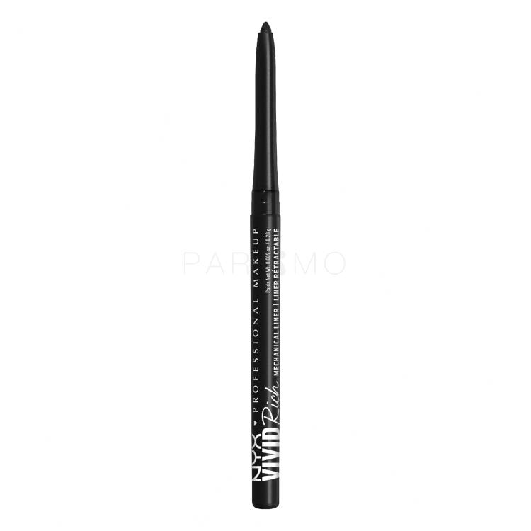 NYX Professional Makeup Vivid Rich Mechanical Liner Svinčnik za oči za ženske 0,28 g Odtenek 16 Always Onyx