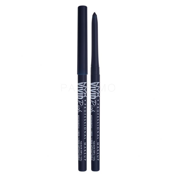 NYX Professional Makeup Vivid Rich Mechanical Liner Svinčnik za oči za ženske 0,28 g Odtenek 14 Saphire Bling