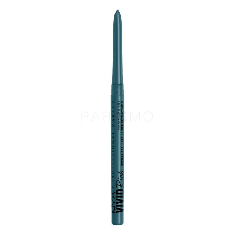 NYX Professional Makeup Vivid Rich Mechanical Liner Svinčnik za oči za ženske 0,28 g Odtenek 13 Aquamarine Dream