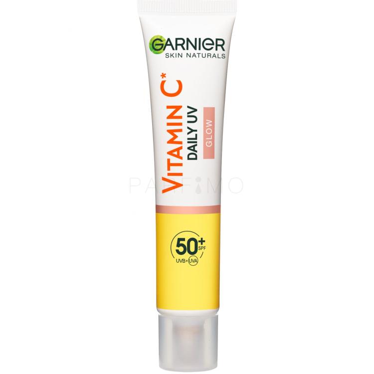 Garnier Skin Naturals Vitamin C Daily UV Glow SPF50+ Dnevna krema za obraz za ženske 40 ml