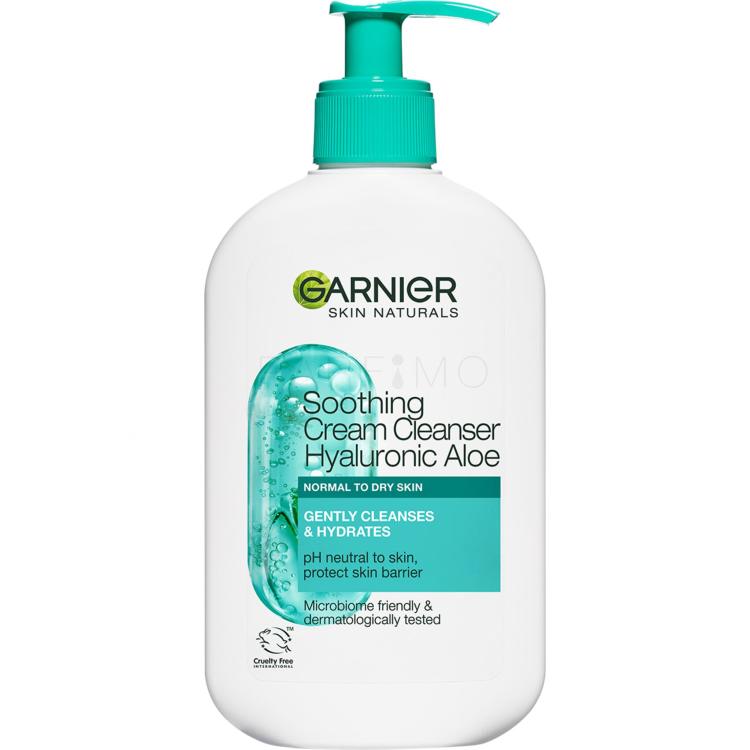 Garnier Skin Naturals Hyaluronic Aloe Soothing Cream Cleanser Čistilna krema za ženske 250 ml