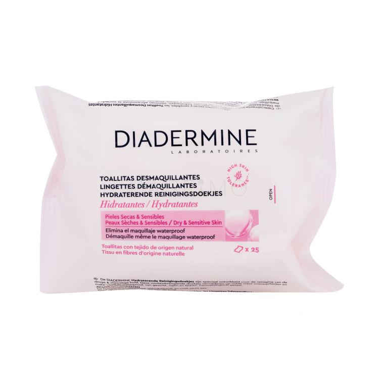 Diadermine Hydrating Cleansing Wipes Čistilni robčki za ženske 25 kos