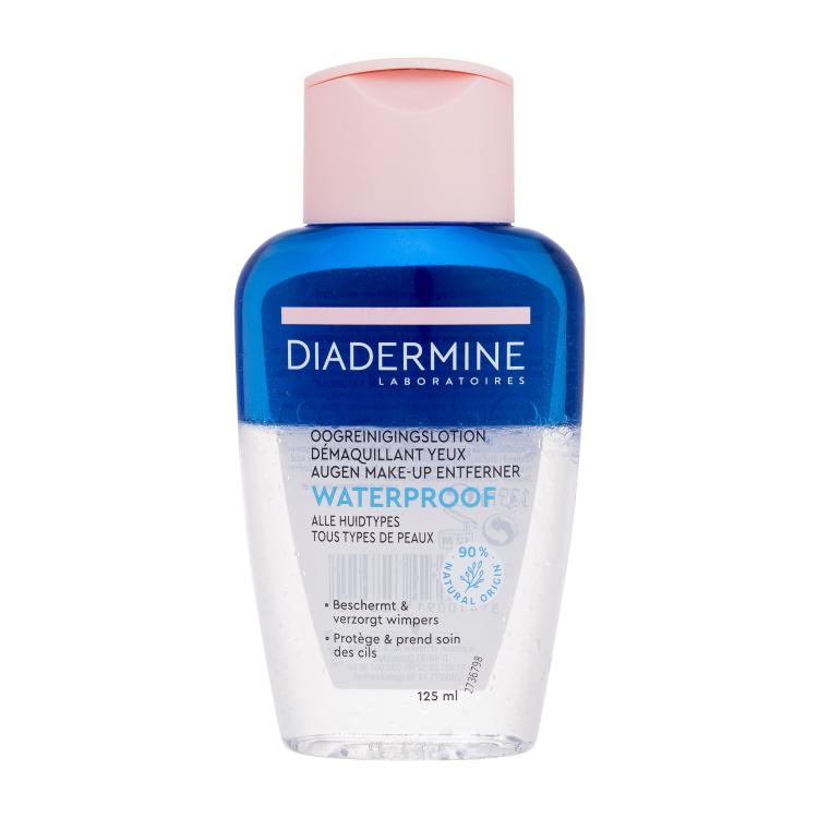 Diadermine Waterproof Eye Make-Up Remover Odstranjevalec ličil za oči za ženske 125 ml