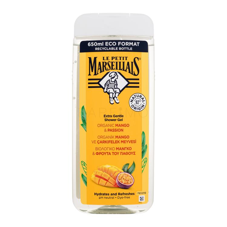Le Petit Marseillais Extra Gentle Shower Gel Organic Mango &amp; Passion Gel za prhanje 650 ml