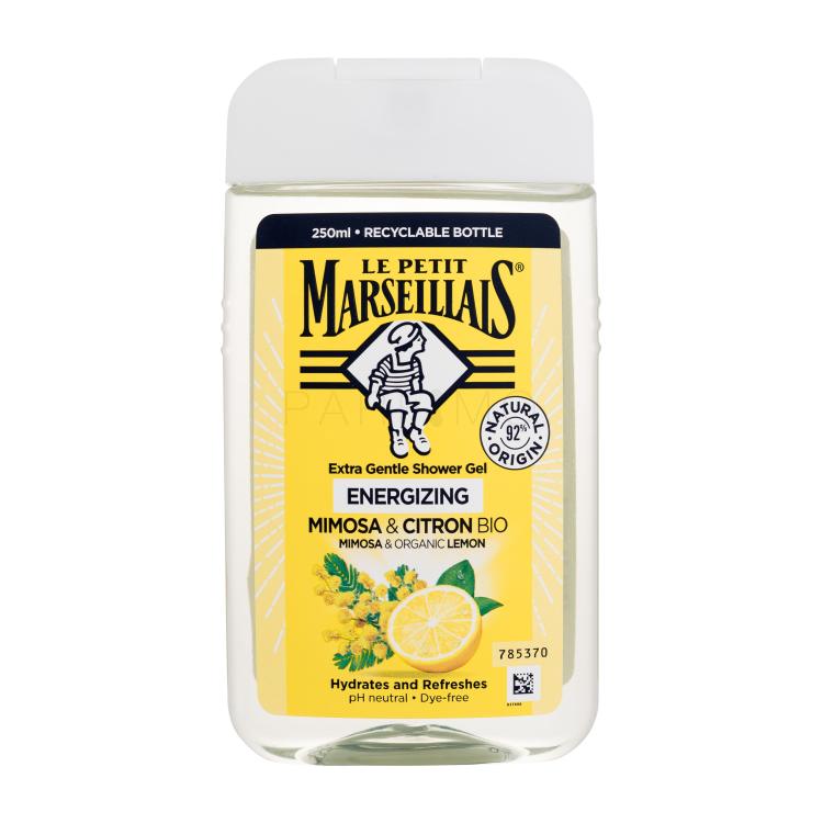 Le Petit Marseillais Extra Gentle Shower Gel Mimosa &amp; Bio Lemon Gel za prhanje 250 ml