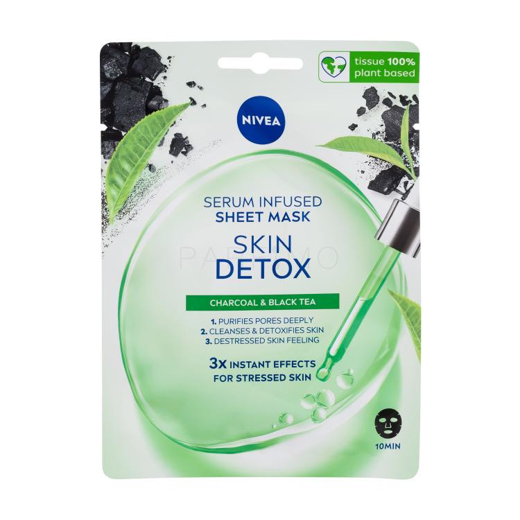 Nivea Skin Detox Serum Infused Sheet Mask Maska za obraz za ženske 1 kos