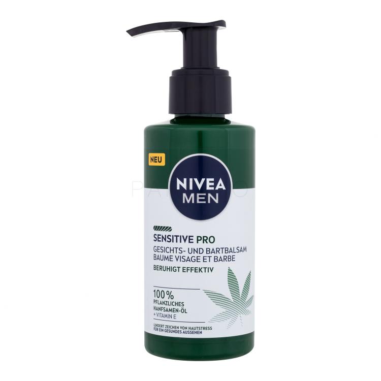 Nivea Men Sensitive Pro Ultra-Calming Face &amp; Beard Balm Dnevna krema za obraz za moške 150 ml