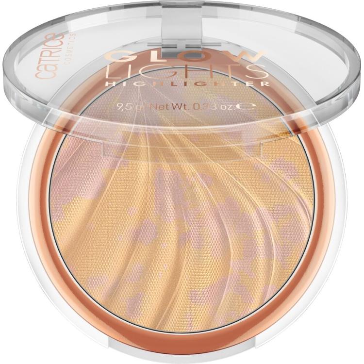 Catrice Glowlights Osvetljevalec za ženske 9,5 g Odtenek 010 Rosy Nude