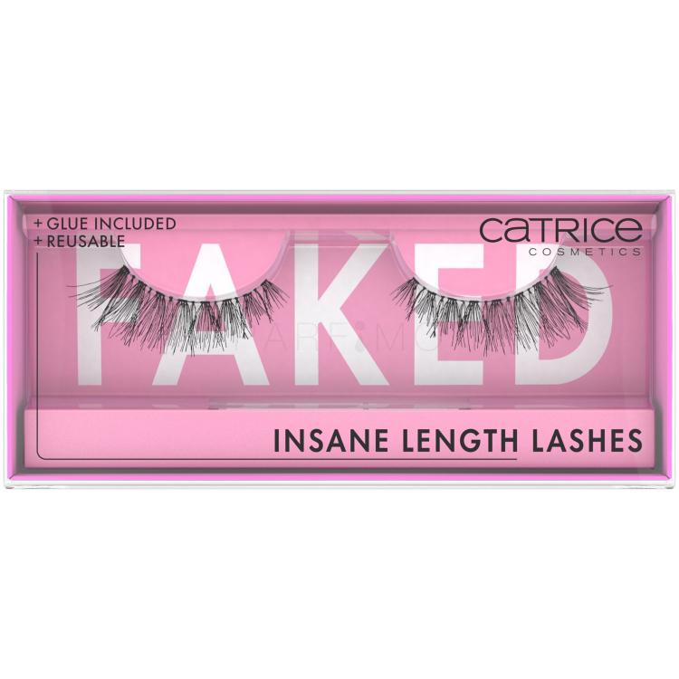 Catrice Faked Insane Length Lashes Umetne trepalnice za ženske 1 kos Odtenek Black