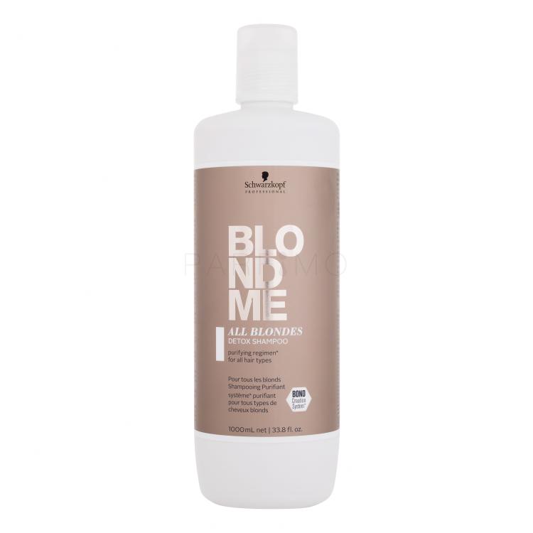 Schwarzkopf Professional Blond Me All Blondes Detox Shampoo Šampon za ženske 1000 ml