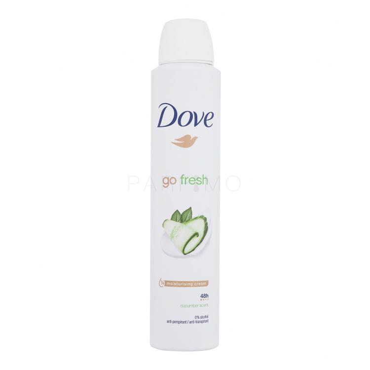 Dove Go Fresh Cucumber &amp; Green Tea 48h Antiperspirant za ženske 200 ml