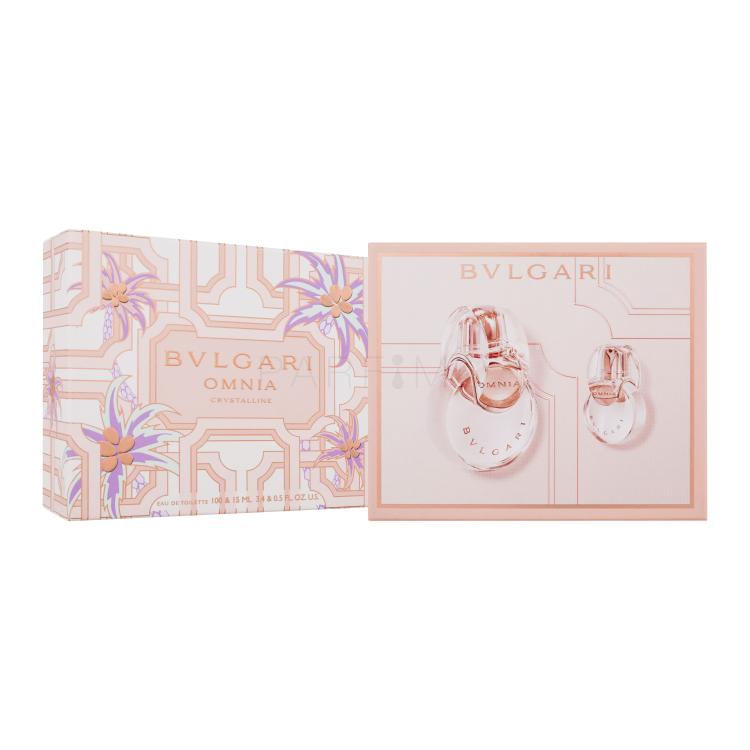 Bvlgari Omnia Crystalline Darilni set toaletna voda 100 ml + toaletna voda 15 ml