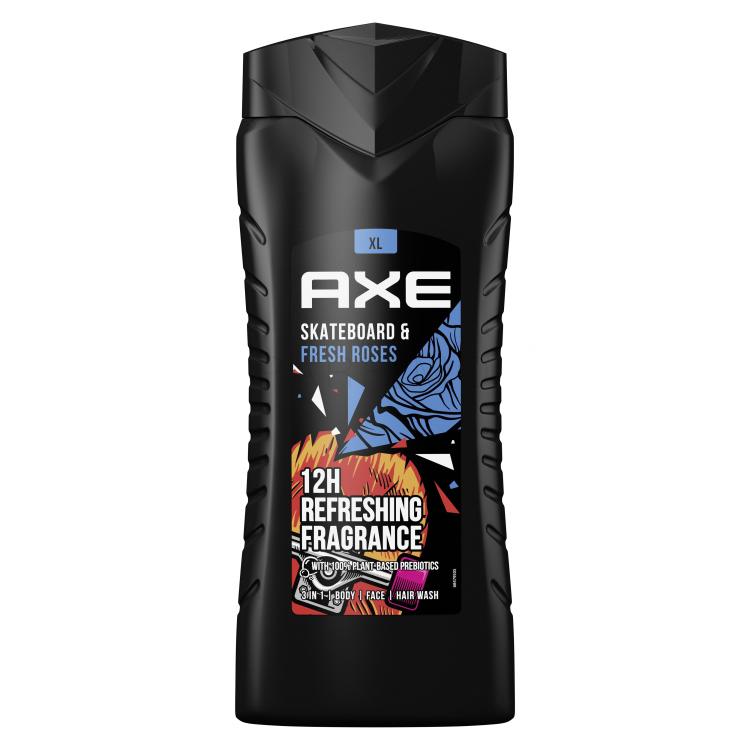 Axe Skateboard &amp; Fresh Roses Scent Gel za prhanje za moške 400 ml