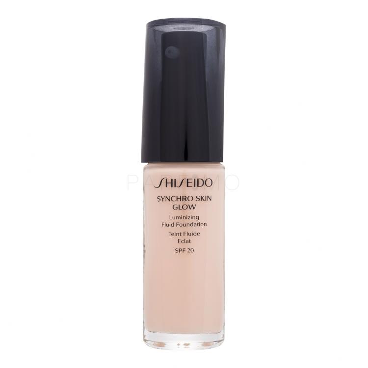 Shiseido Synchro Skin Glow SPF20 Puder za ženske 30 ml Odtenek Rose 1