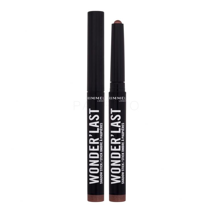 Rimmel London Wonder&#039;Last Shadow Stick Senčilo za oči za ženske 1,64 g Odtenek 002 Choco Shimmer