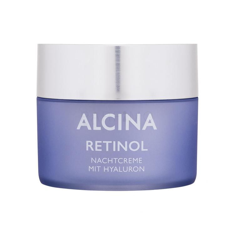 ALCINA Retinol Night Cream With Hyaluron Nočna krema za obraz za ženske 50 ml