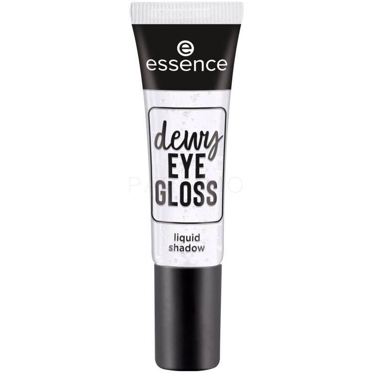 Essence Dewy Eye Gloss Senčilo za oči za ženske 8 ml Odtenek 01 Crystal Clear