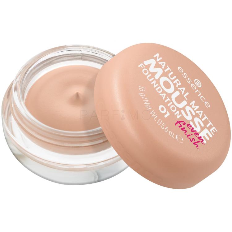 Essence Natural Matte Mousse Puder za ženske 16 g Odtenek 01