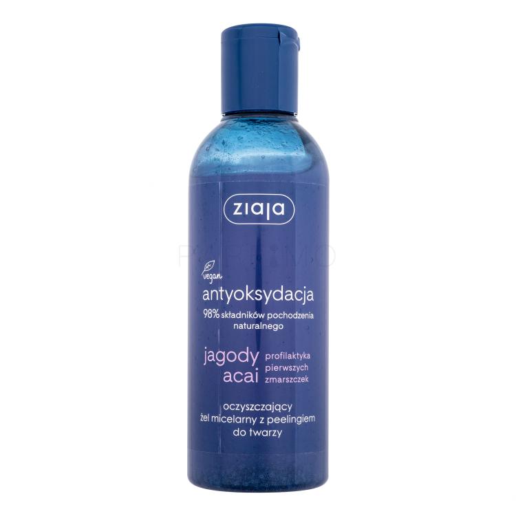 Ziaja Acai Berry Antioxidation Micellar Cleansing Face Scrub Gel Čistilni gel za ženske 200 ml