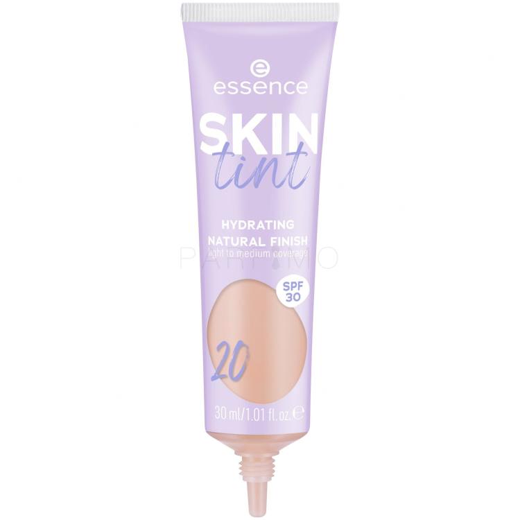 Essence Skin Tint Hydrating Natural Finish SPF30 Puder za ženske 30 ml Odtenek 20