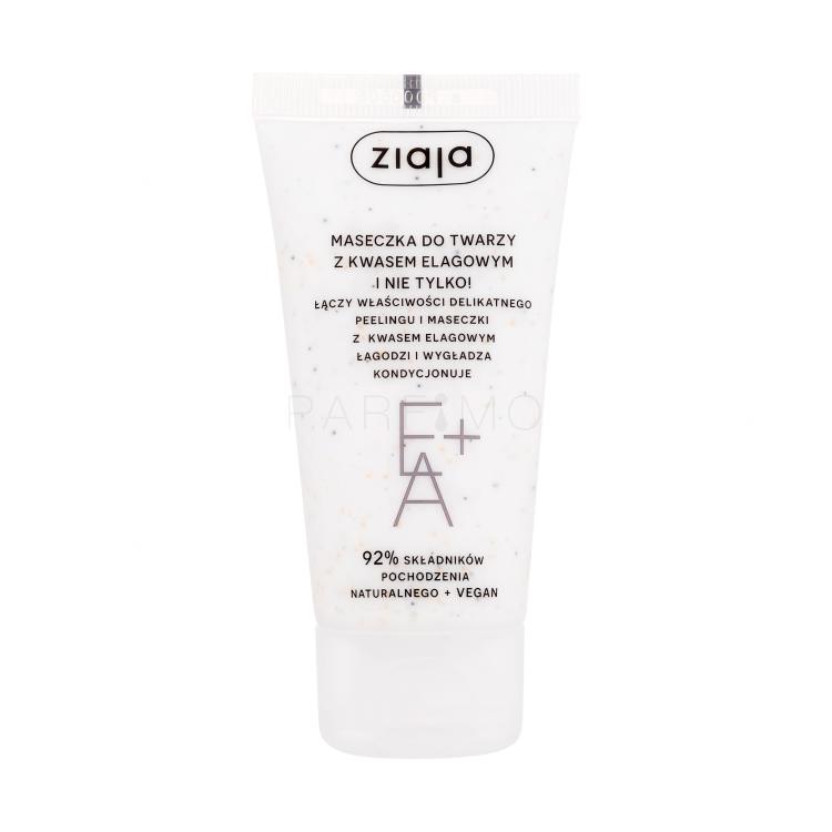 Ziaja Face Mask + Scrub With Elagic Acid Maska za obraz za ženske 55 ml