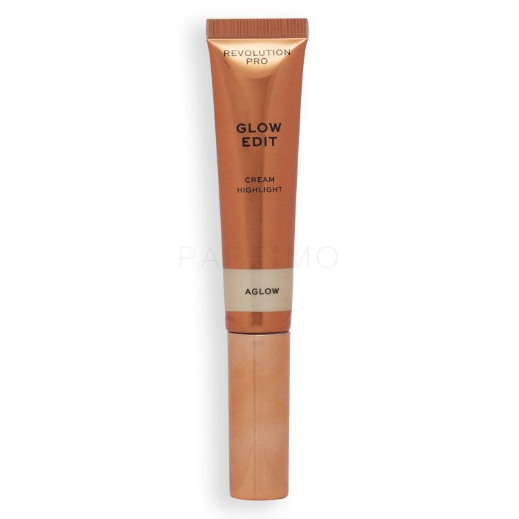 Revolution Pro Glow Edit Cream Highlighter Osvetljevalec za ženske 15 ml Odtenek Aglow